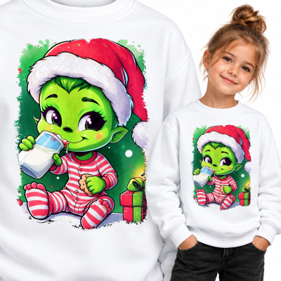BLUZA ŚWIĄTECZNA GRINCH BABY MILK